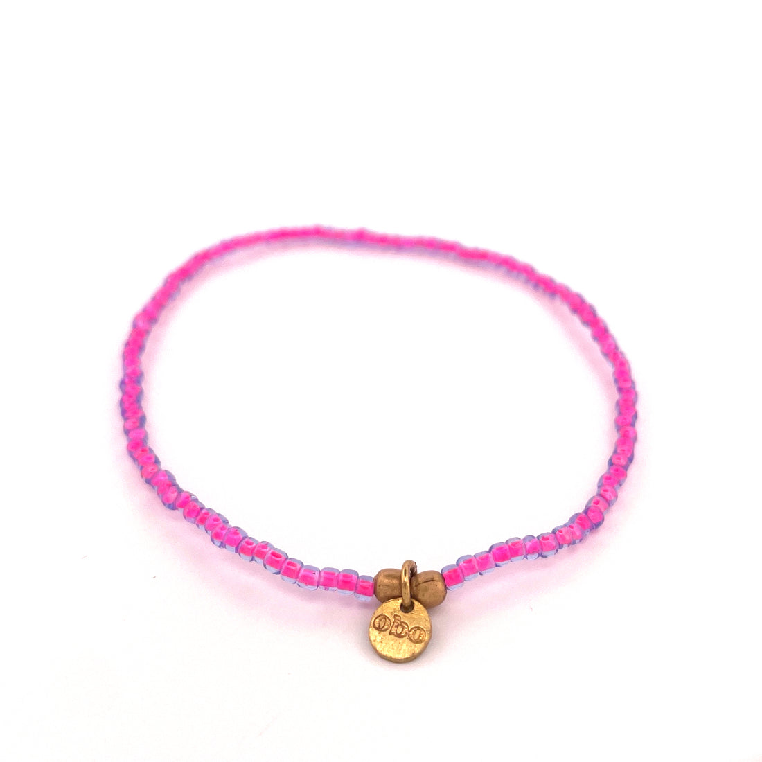 AURA - Bracelet extensible rose fluo