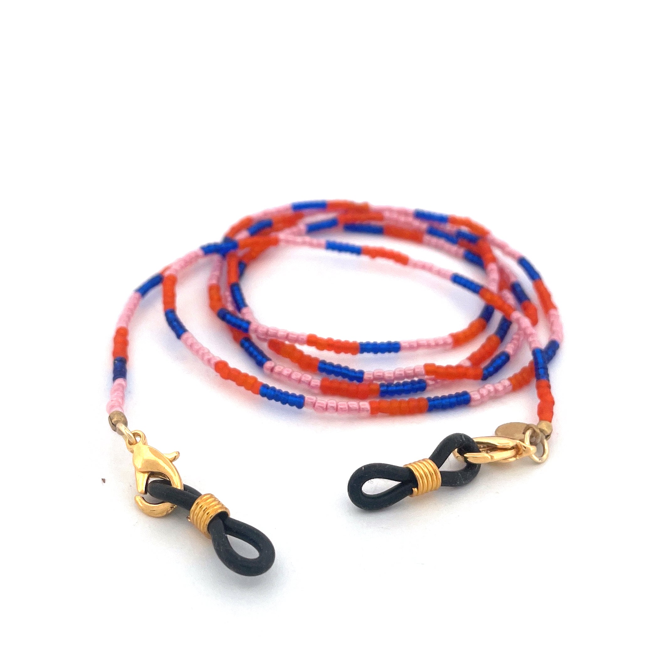 ZHC - Brillenkette Mix 5: Pink, Orange &amp; Blau