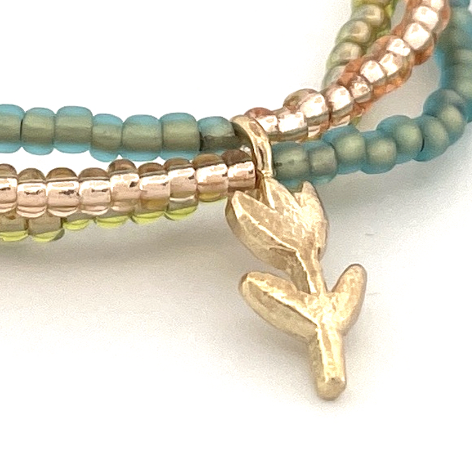 Symbolica Armband "Rosengrün"