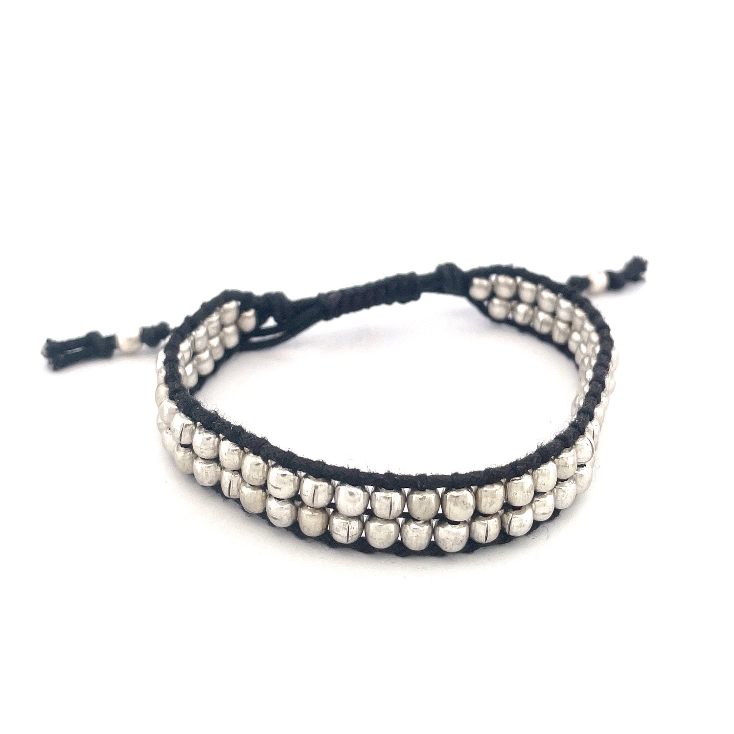 BOLD - Armband Messing versilbert