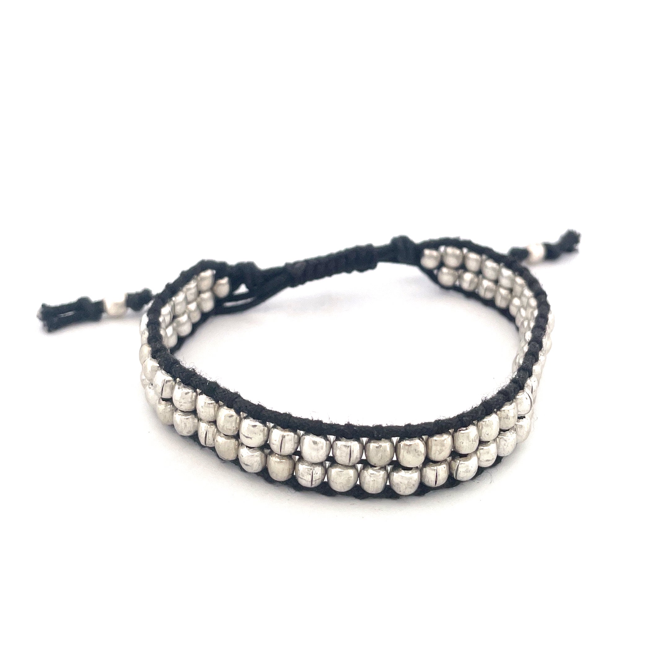 BOLD - Armband Messing versilbert