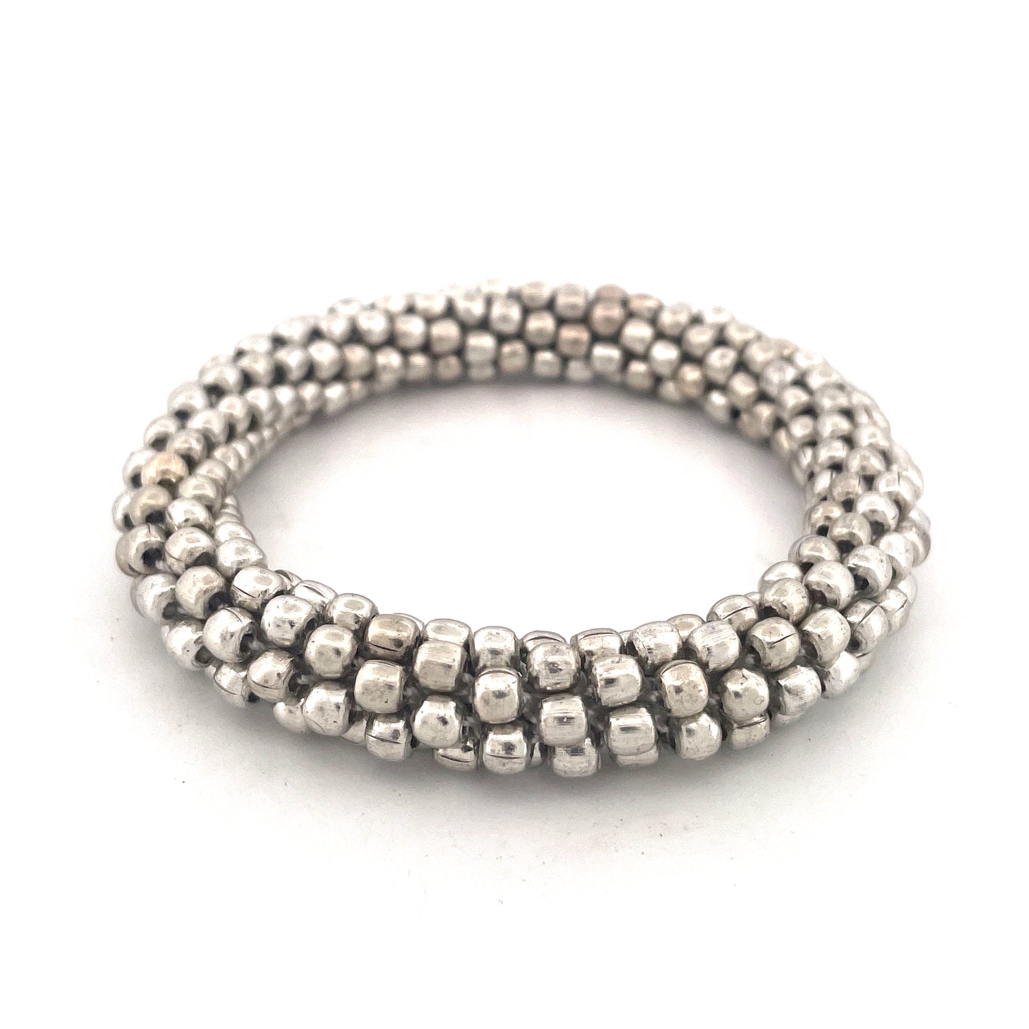 BOLD - Roll-on Armband Messing versilbert GROSS