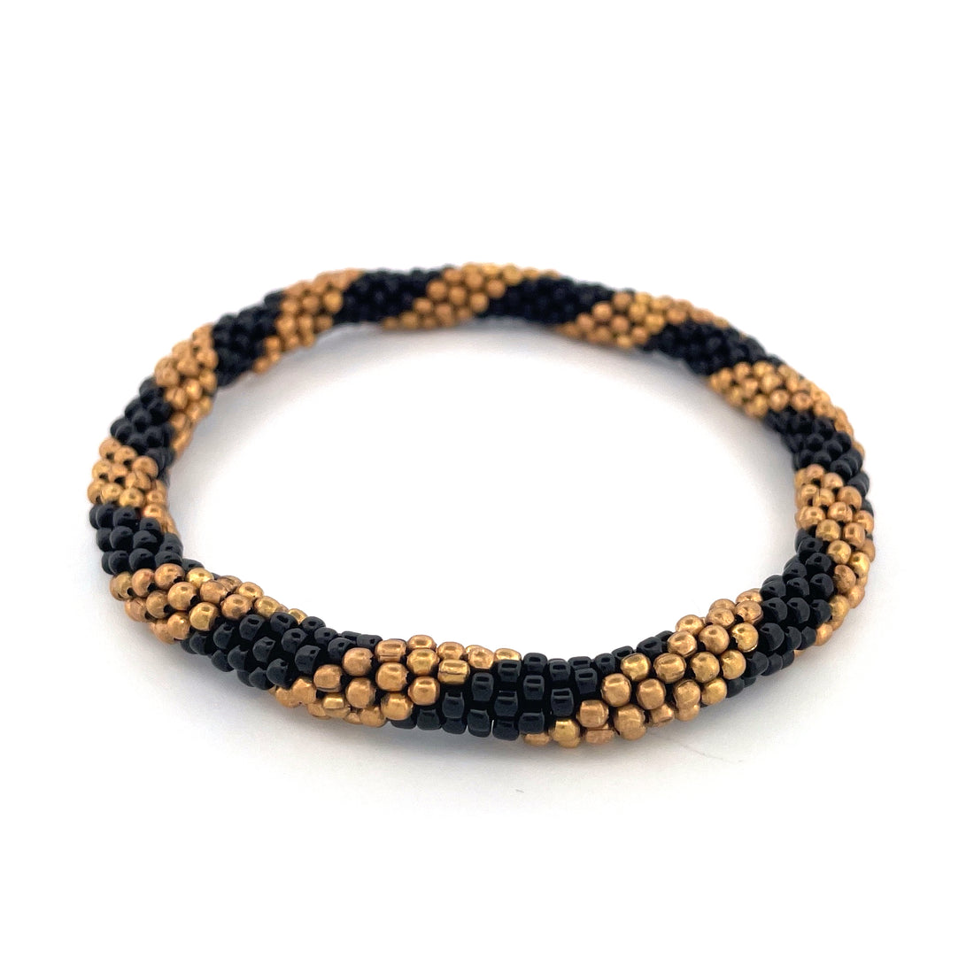 METAL TWISTER - Roll-on bracelet with brass beads