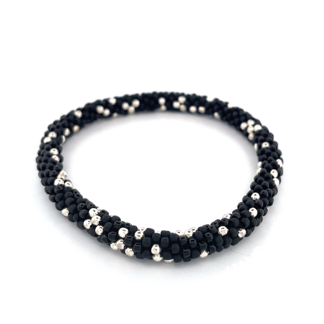 UNIVERSE roll-on bracelet with silver beads