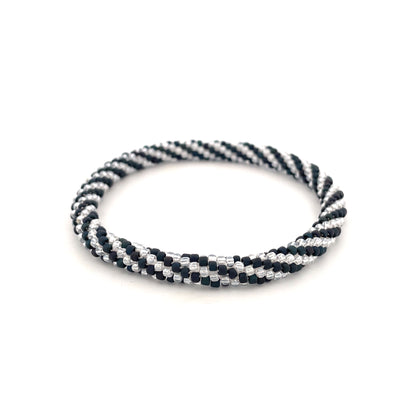 Fine Twister  - Roll-on Armband "Mitternachtsschnee"