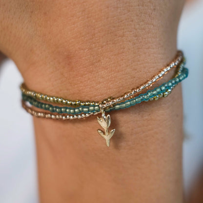 Symbolica Armband "Rosengrün"