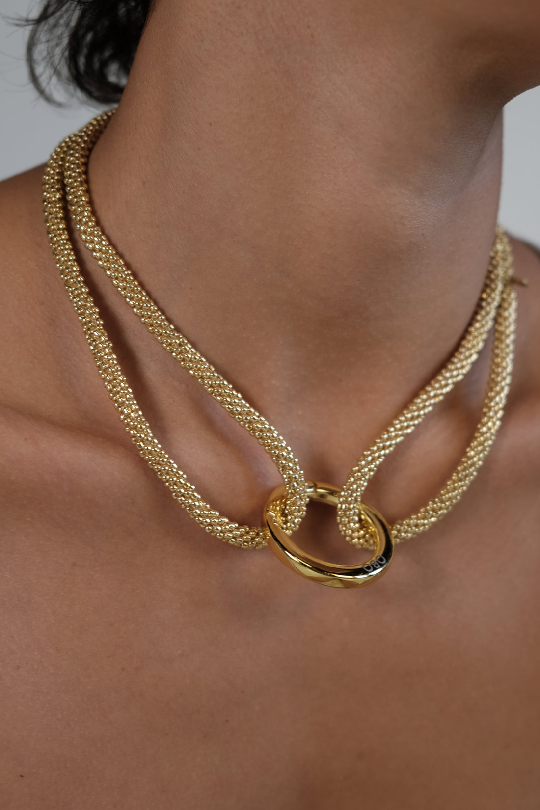 AURA - Roll-on Schlüsselbund  Glanzgold