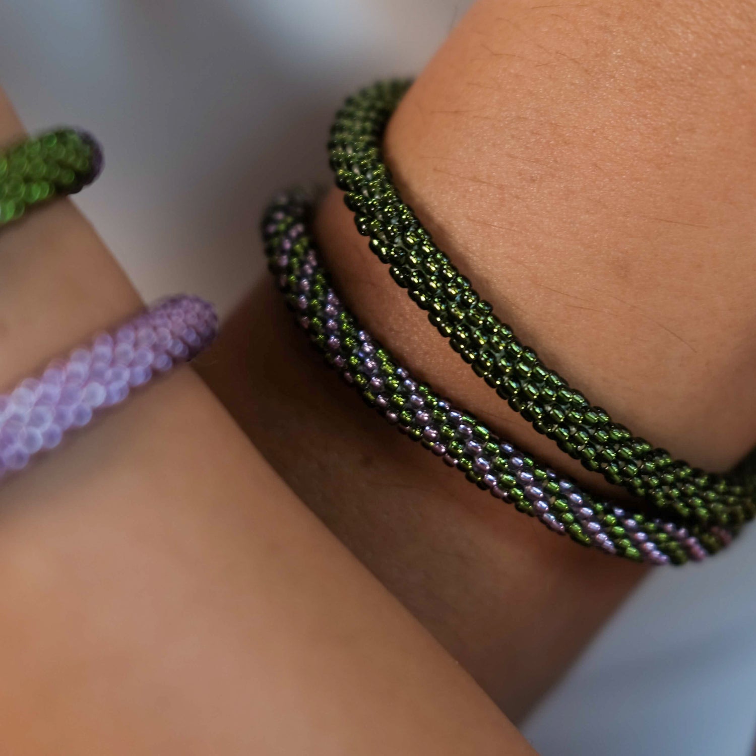 Fine Twister  - Roll-on Armband "Waldviolett"