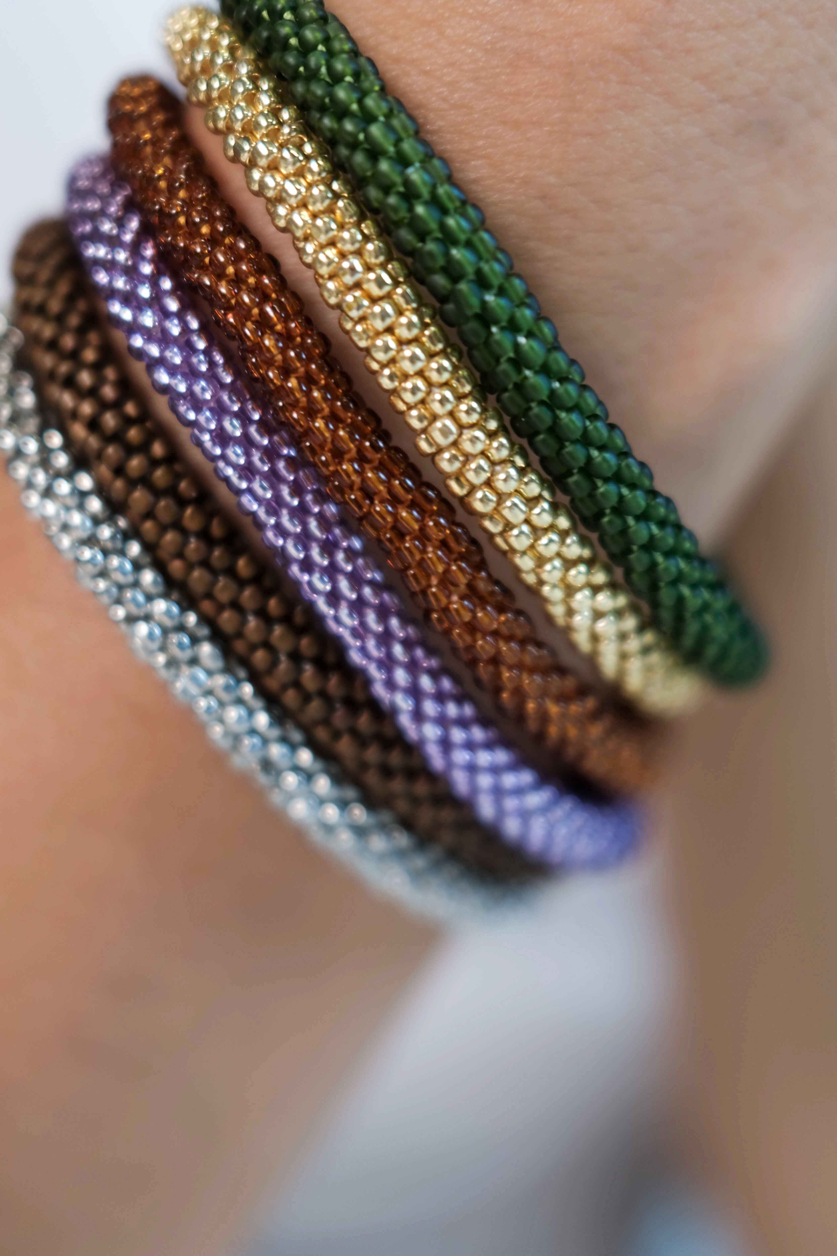 AURA - Bracelet roll-on violet brillant