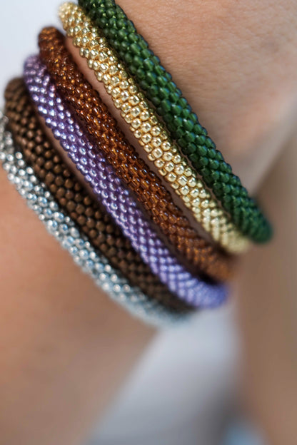 AURA - Bracelet roll-on violet brillant