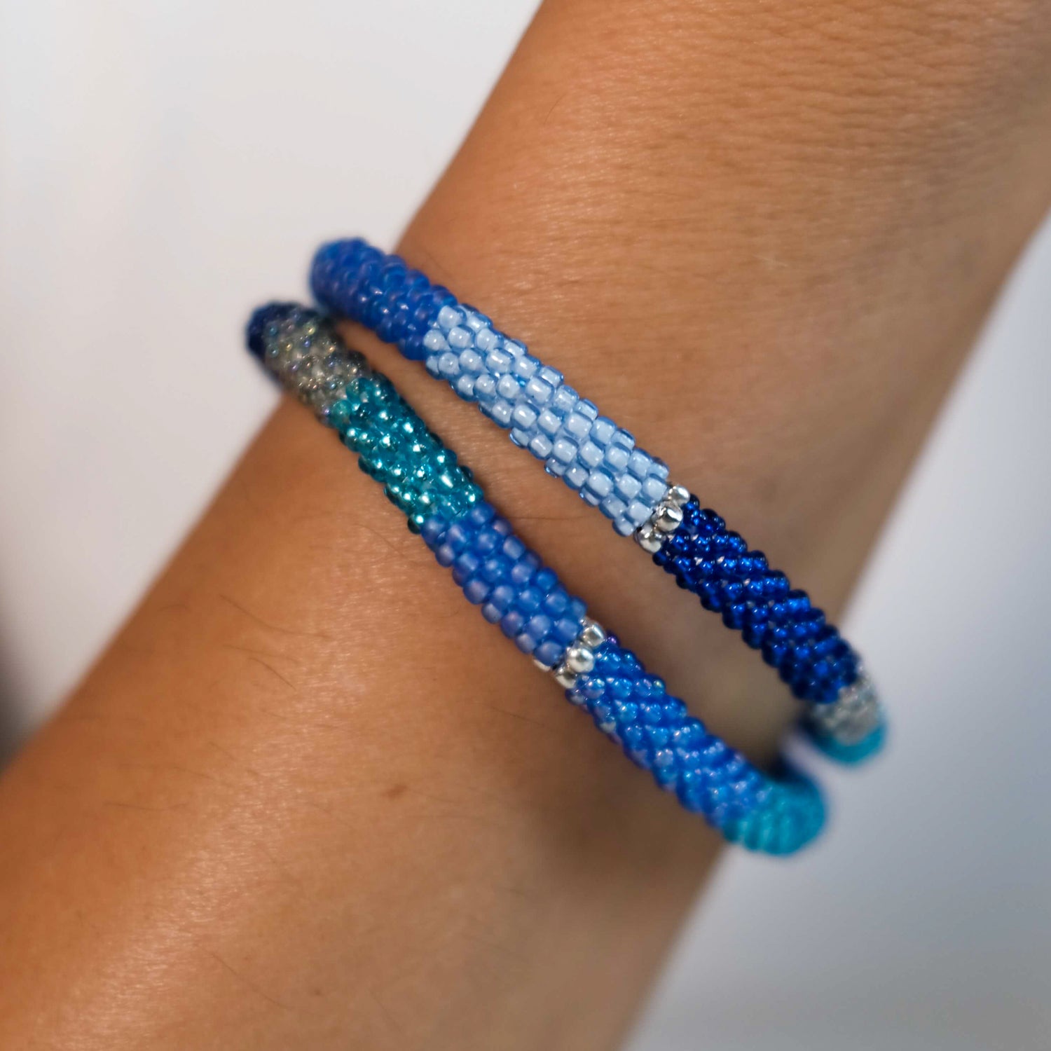 MULTI - Roll-on Armband &quot;Gletscherblau&quot;