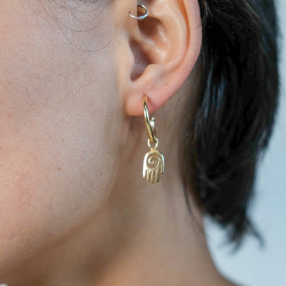 CHARMS - Viva Kreolen Spiralhand: Sterling Silber