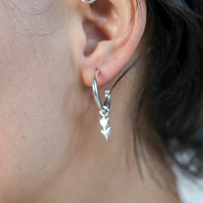 CHARMS - Viva Kreolen Rosen: Sterling Silber