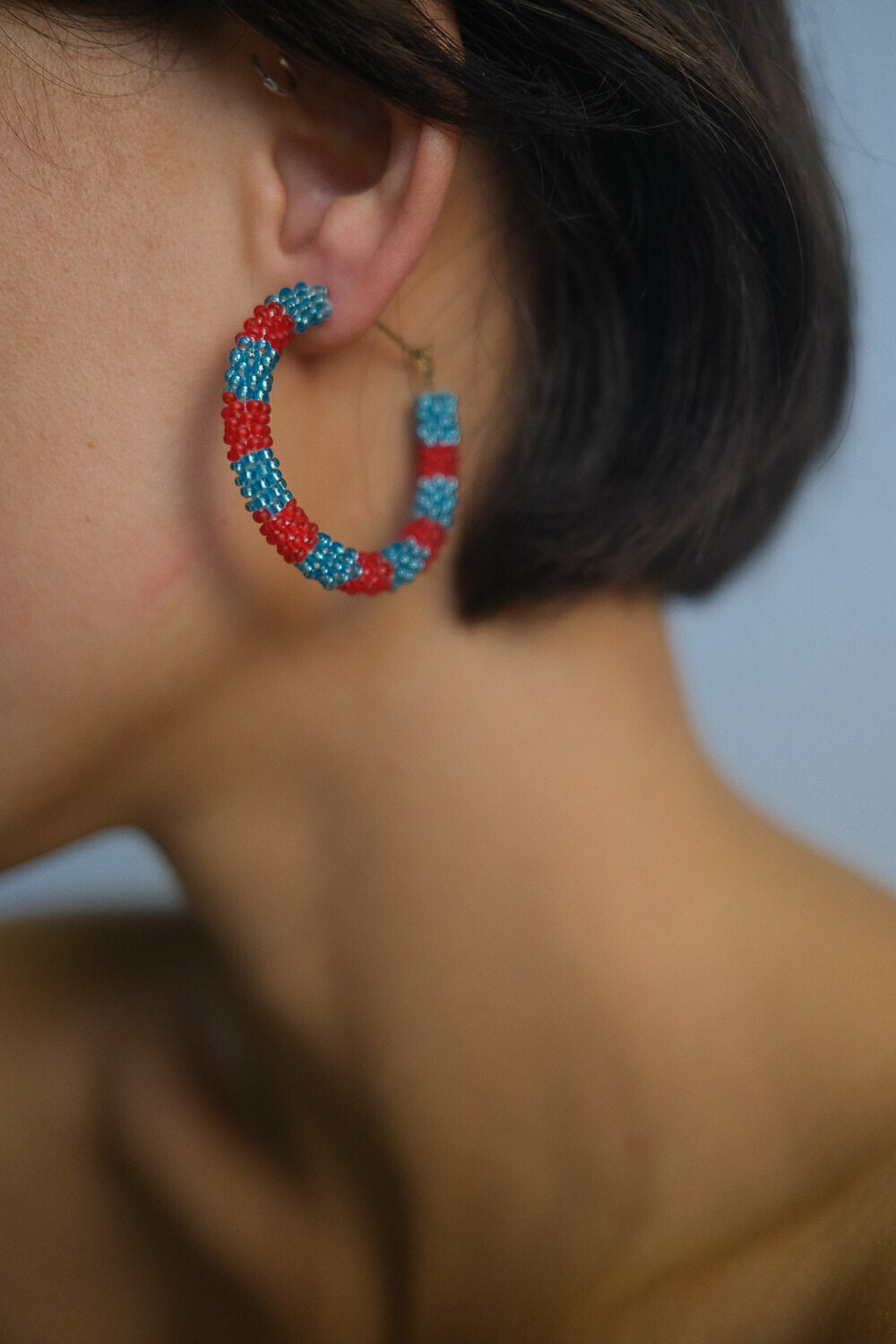 DUO - Creoles &quot;Coral Pulse&quot;