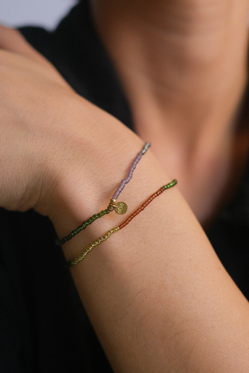TRIO - Bracelet extensible « Lumière de la forêt » 