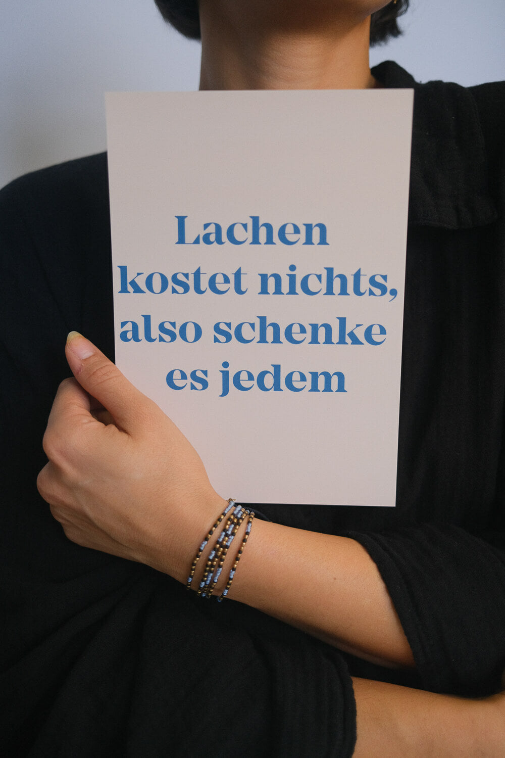 MANTRA Set : Lachen kostet nichts, also schenke es jedem