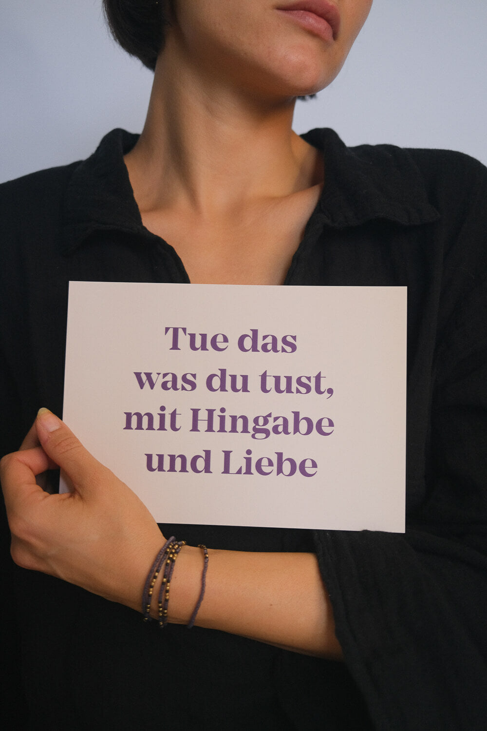 MANTRA Set : Tue das, was du tust, mit Hingabe und Liebe