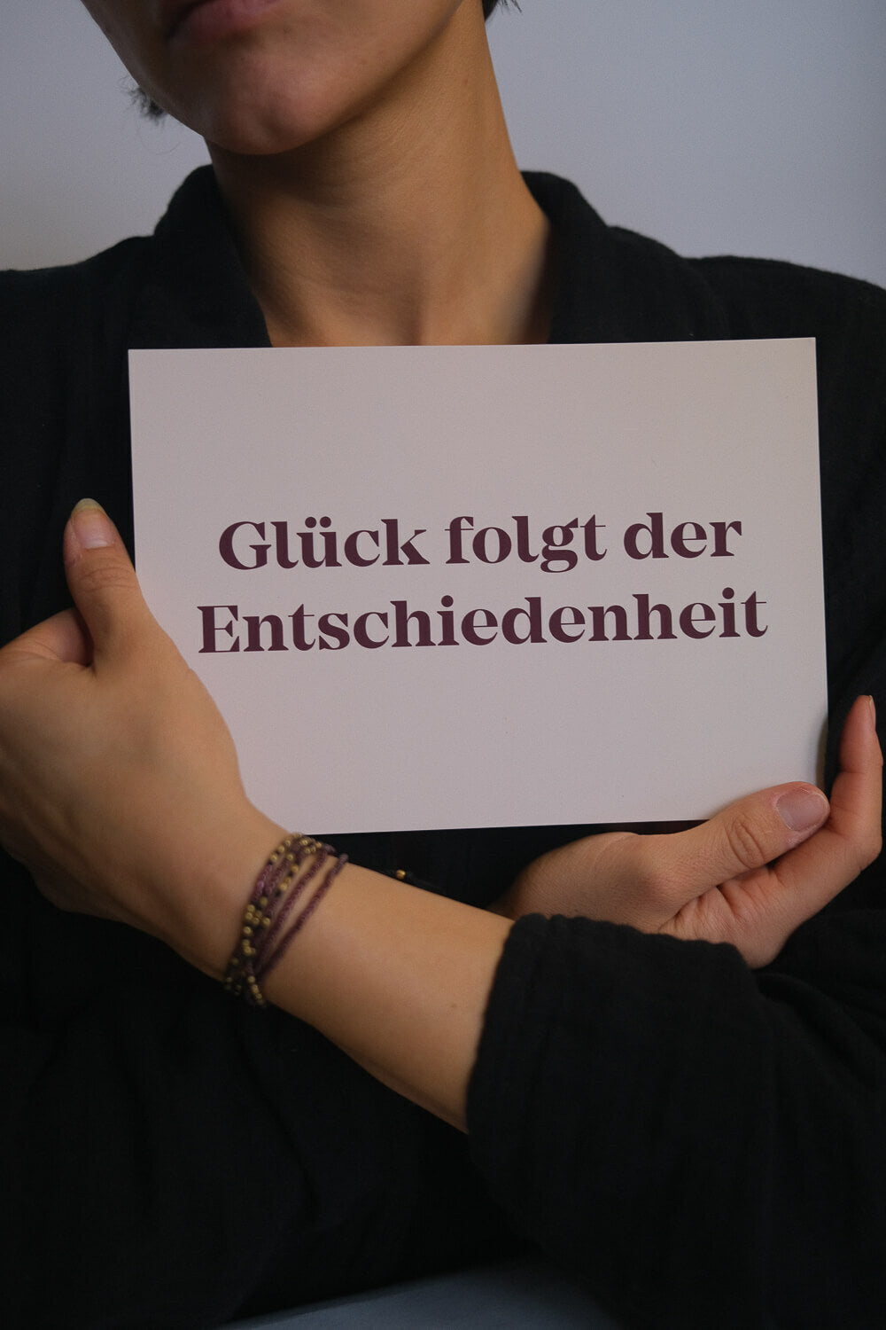 MANTRA Set : Glück folgt der Entschiedenheit