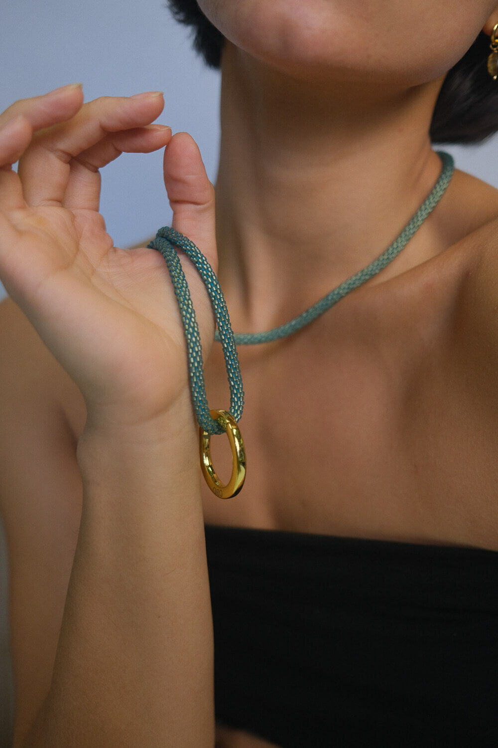 AURA - Roll-on Keychain Snake Green