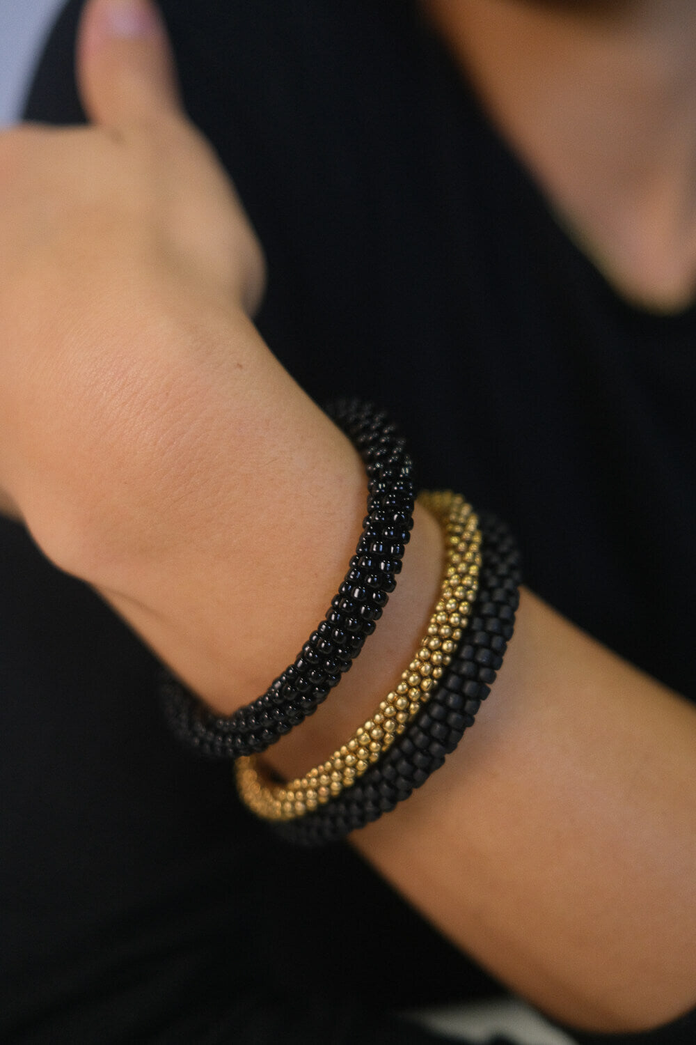 AURA - Roll-on bracelet brass