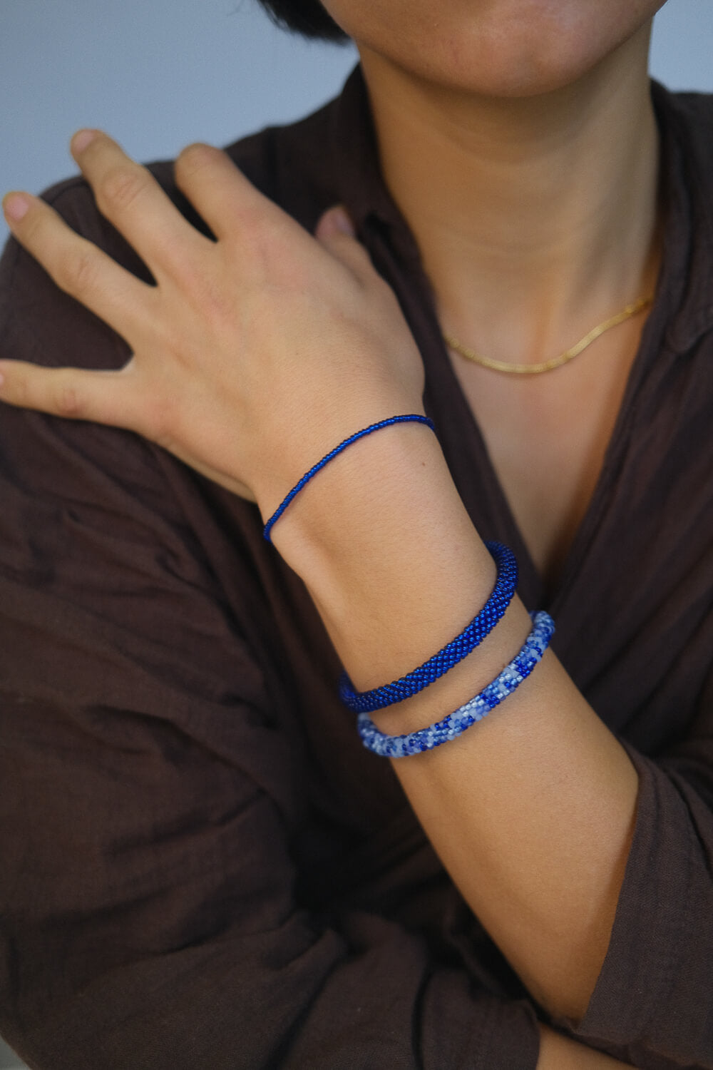 SPEKTRUM - Roll-on Armband "Blaues Spektrum"