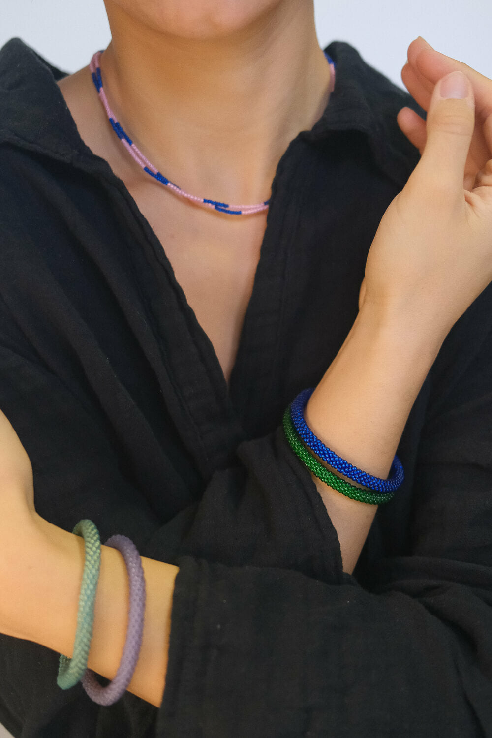 AURA - Bracelet Roll-on Vert Foncé 