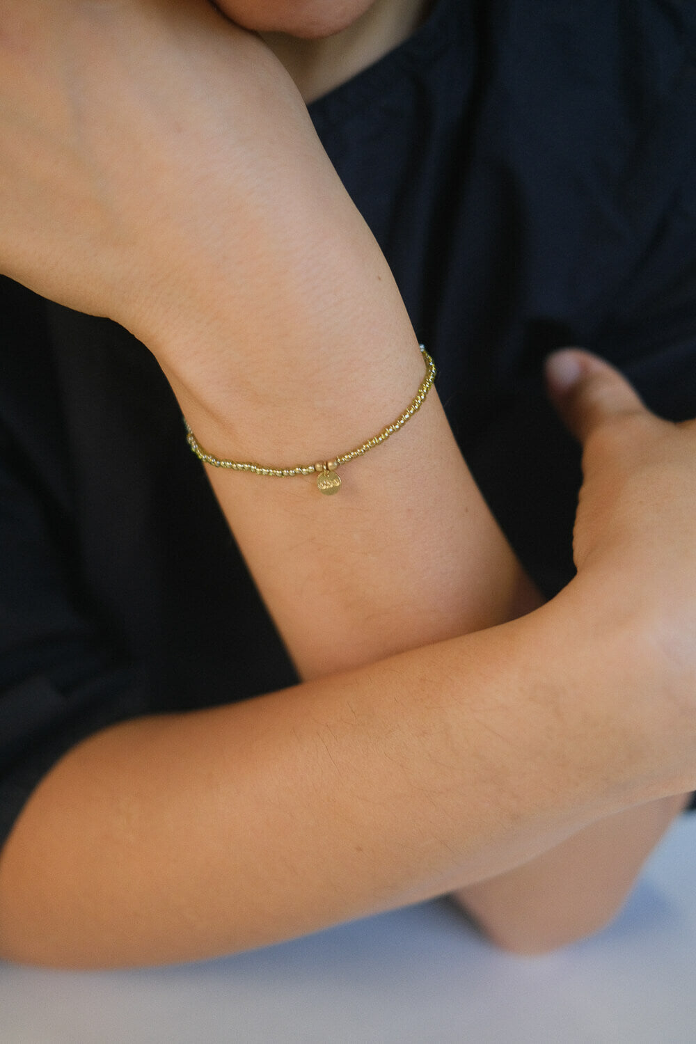 AURA - Bracelet extensible citron vert 