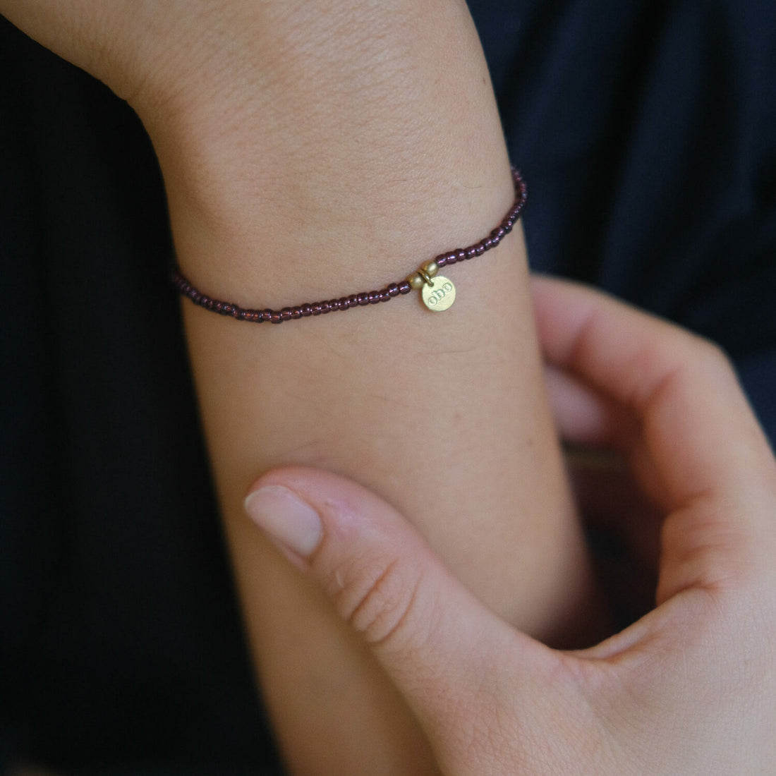 AURA - Bracelet extensible Mûre 