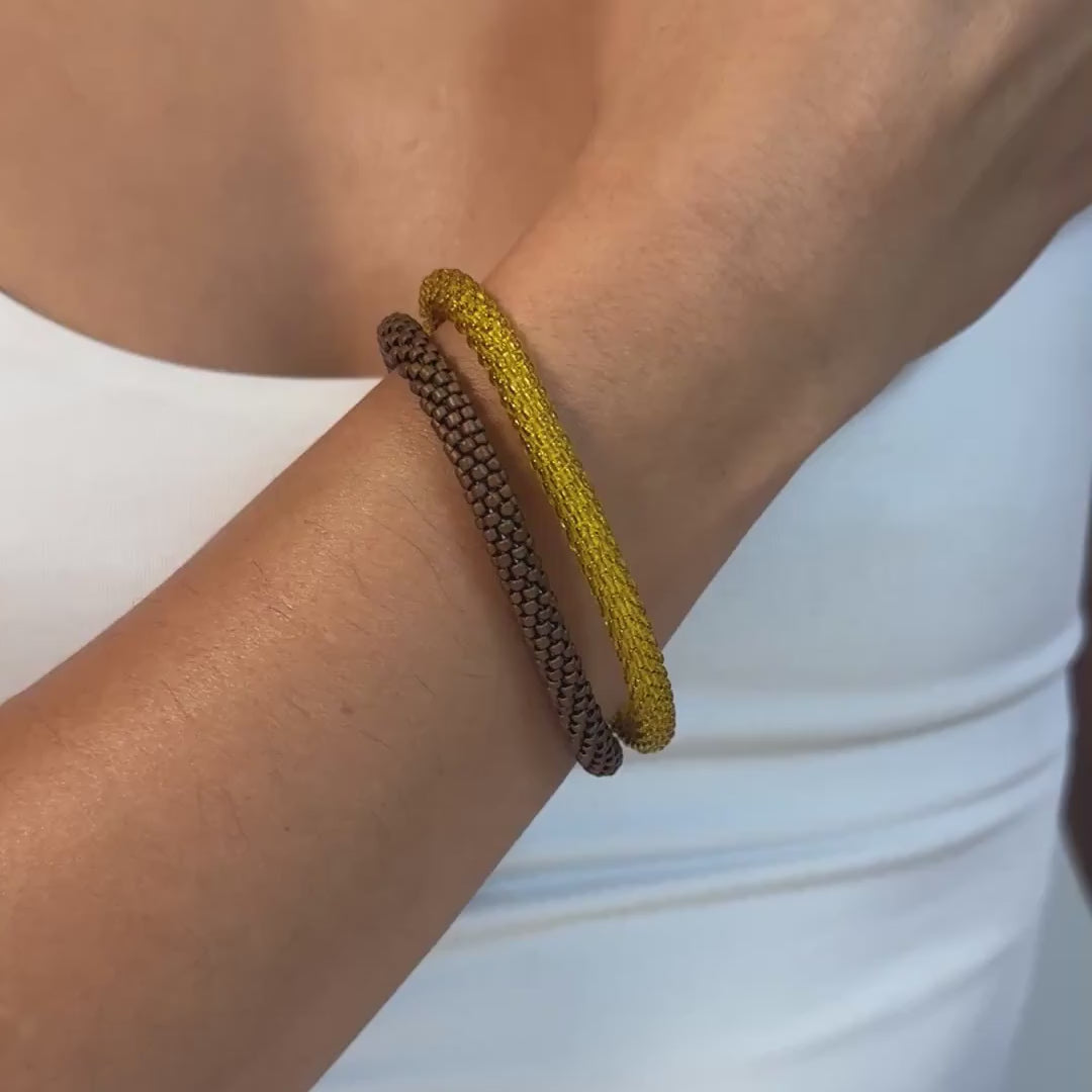 AURA - Bracelet roll-on cuivre mat