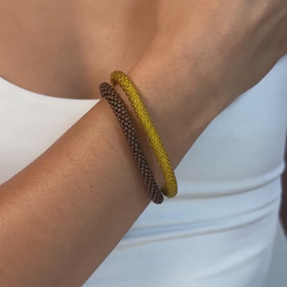 AURA - Bracelet roll-on cuivre mat