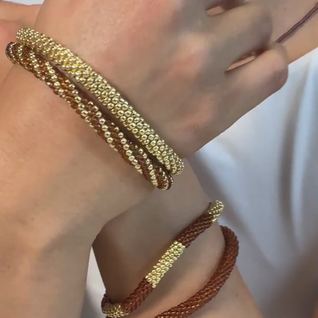 AURA - Bracelet roll-on or brillant