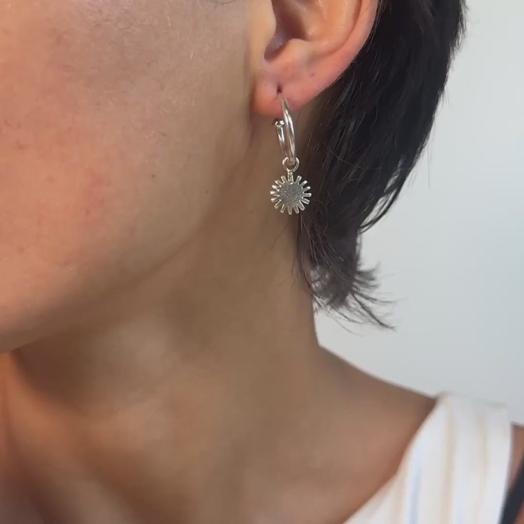 CHARMS - Viva Kreolen Sonnen: Sterling Silber