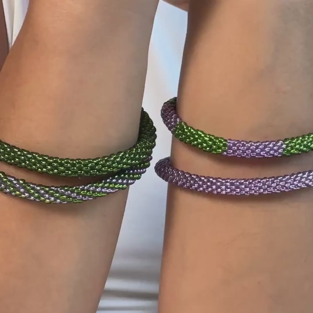 DUO - Bracelet Roll-on Violette Forêt 