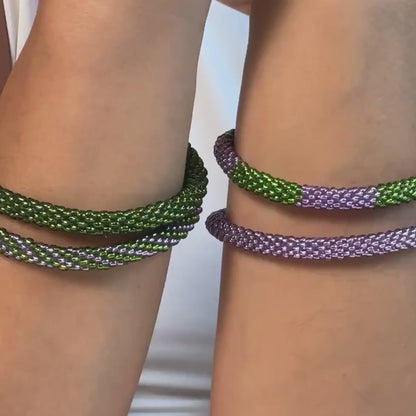 DUO - Bracelet Roll-on Violette Forêt 