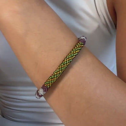 KATHMANDU - Roll-on Armband "Laubgold"