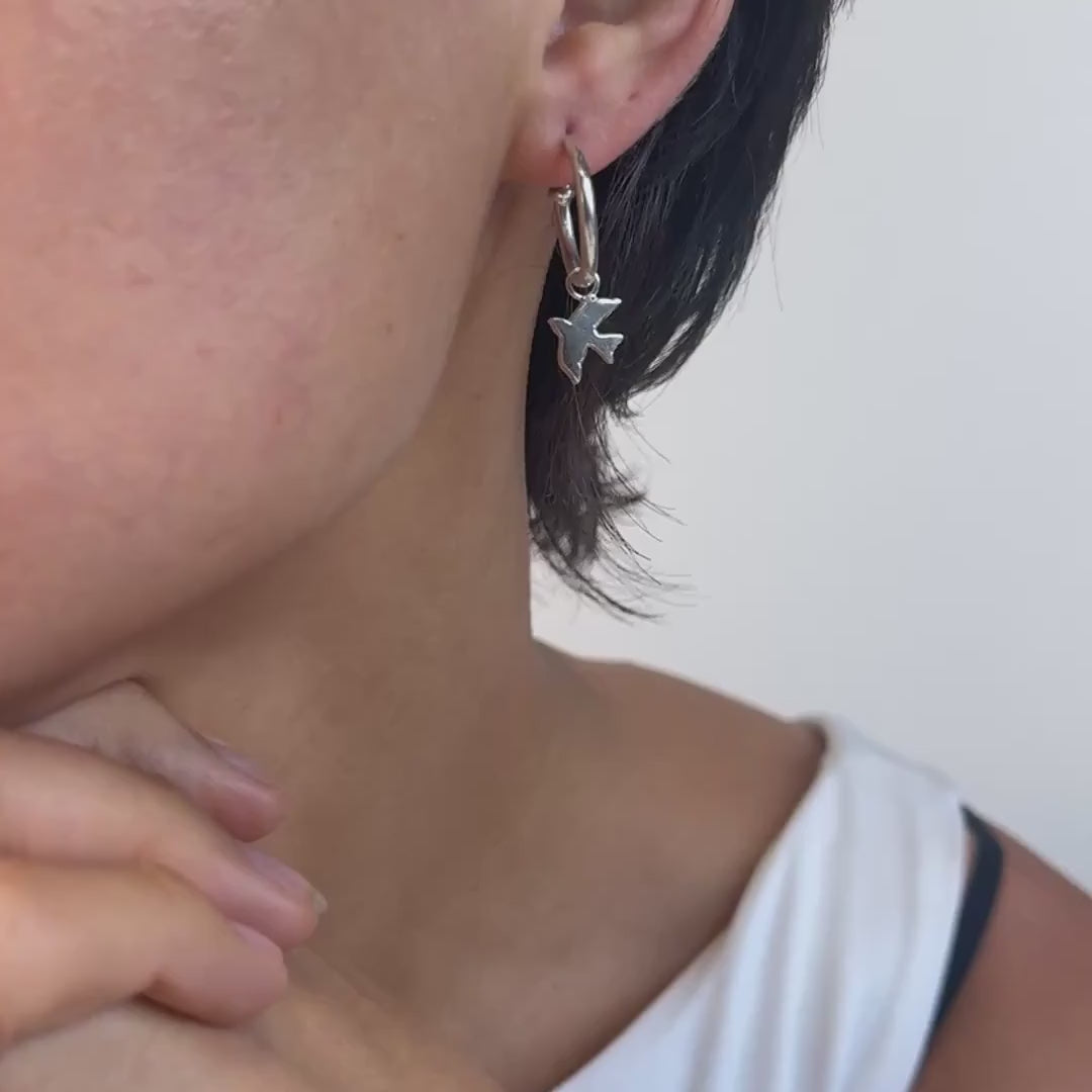 CHARMS - Viva Kreolen Schwalben: Sterling Silber