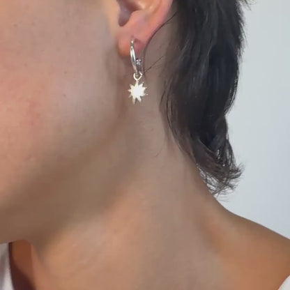 CHARMS - Viva Kreolen Sterne: Sterling Silber