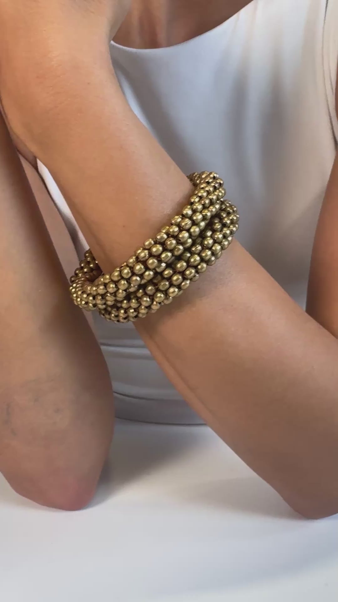 BOLD - Roll-on Armband Messing