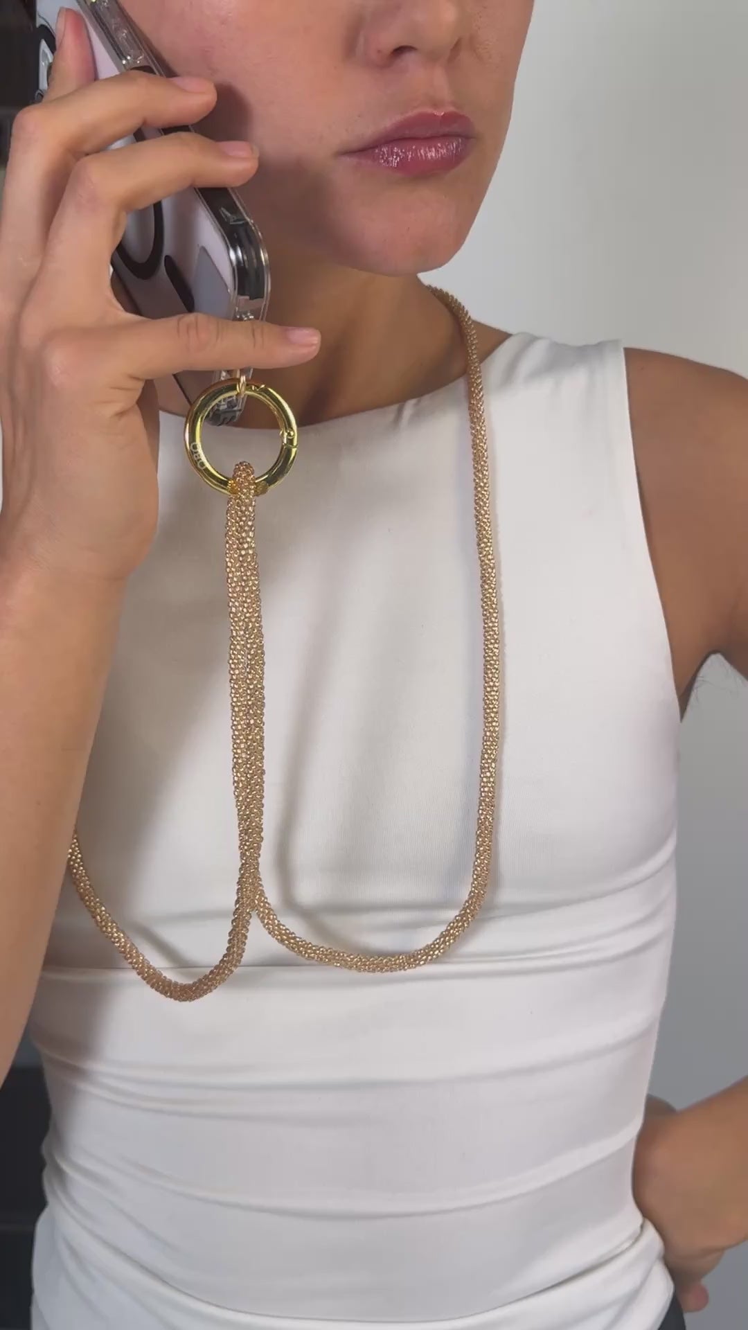 AURA - Handykette: Aprikose