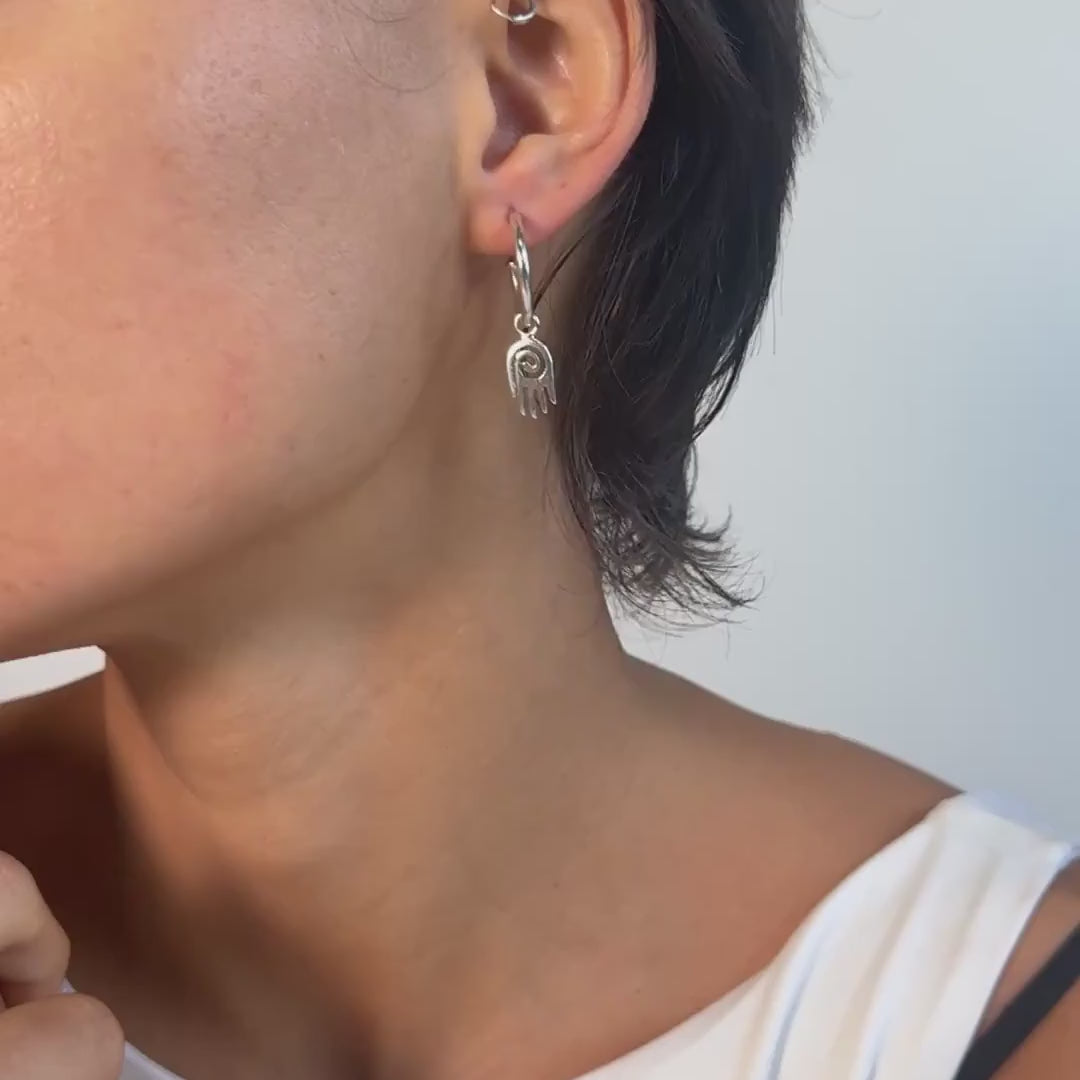 CHARMS - Viva Kreolen Spiralhand: Sterling Silber