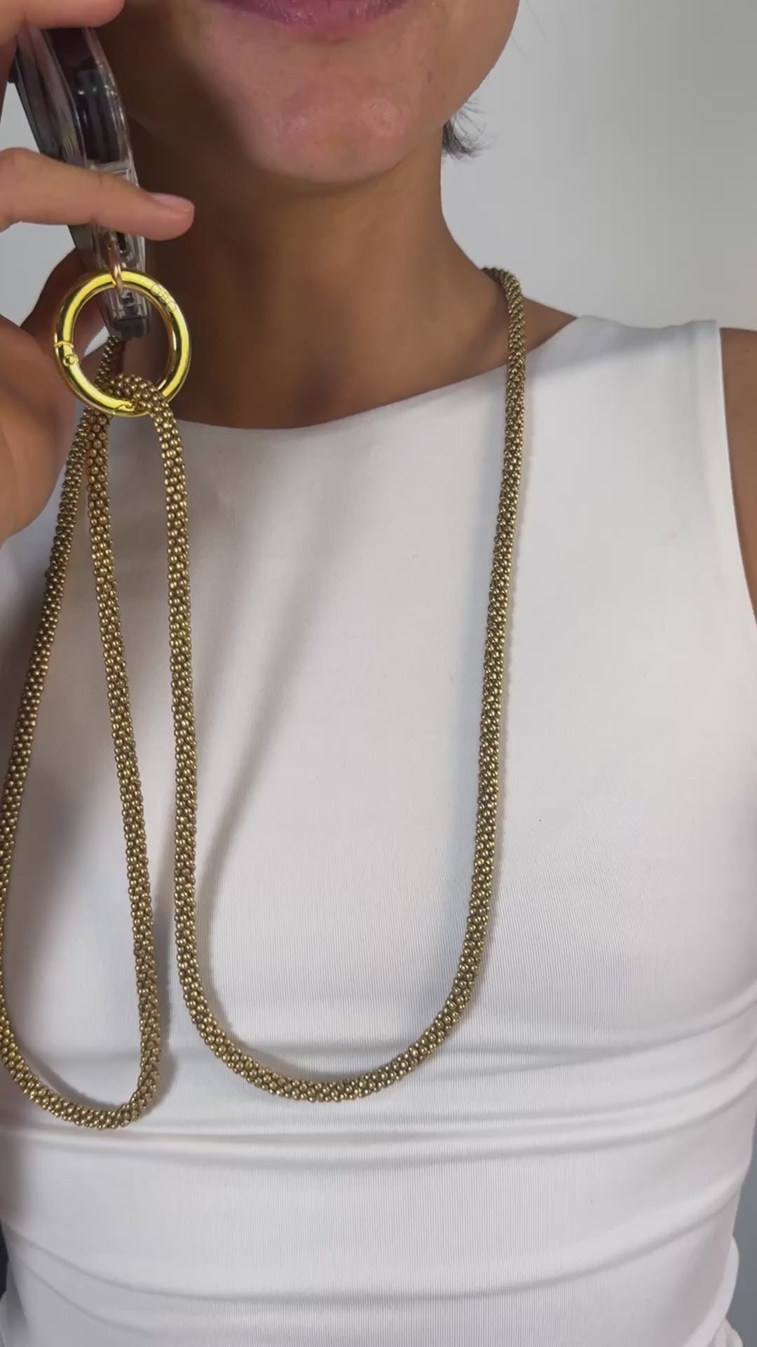 AURA - Handyketten: Messing