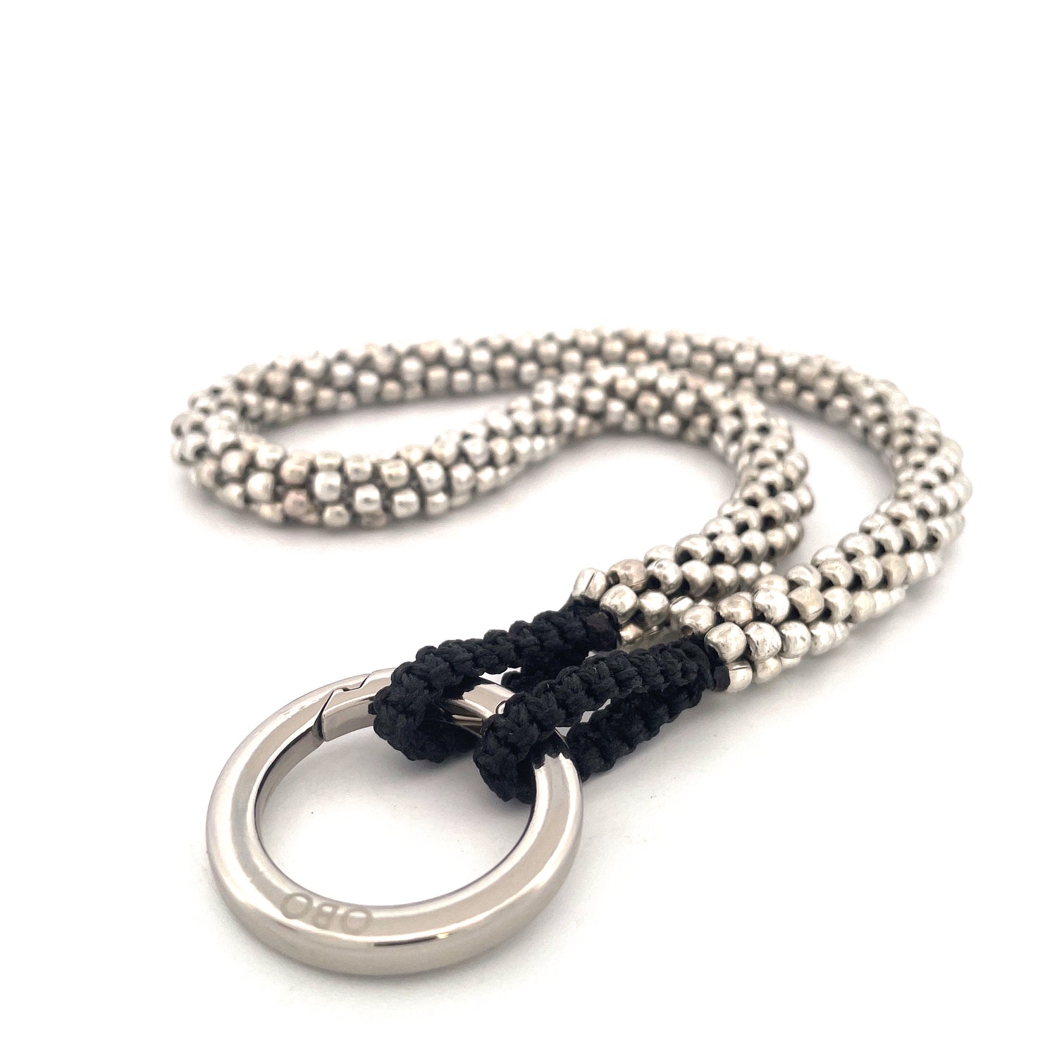 BOLD- Roll-on Schlüsselband KURZ Messing versilbert